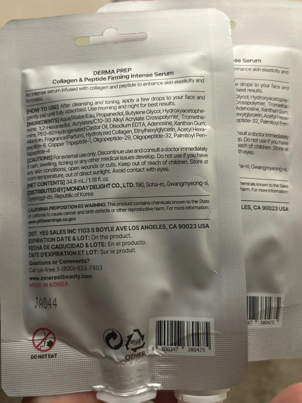 Collagen & Peptide Firming Intense Serum